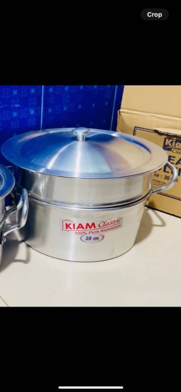 Kiam Classic Heroes Pot Set Size:  30cm 100% Pure Aluminium  