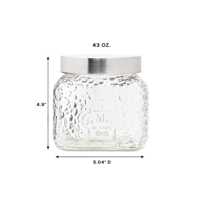 43 Oz প্রিমিয়াম গ্লাস জার